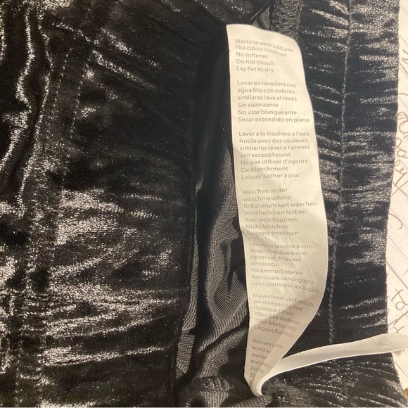 FABLETICS Sz S Go-To  Crushed Velour Wide Leg High Rise Palazzo Style Pants - Picture 6 of 10